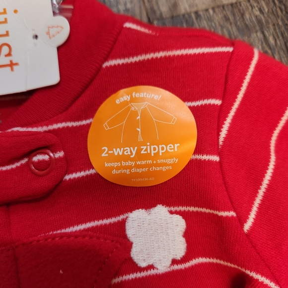 Carter's Santa Onesie - Picture 3 of 4